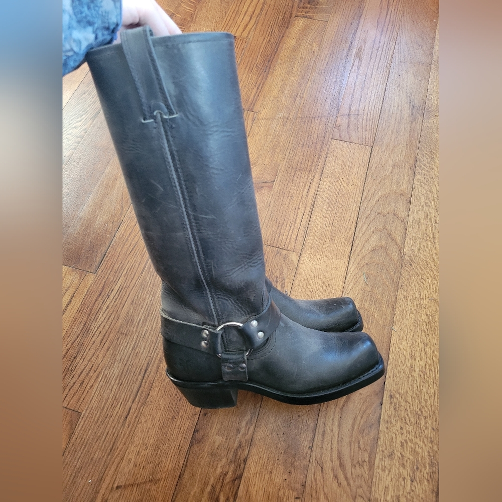 Frye Tall Harness Boots